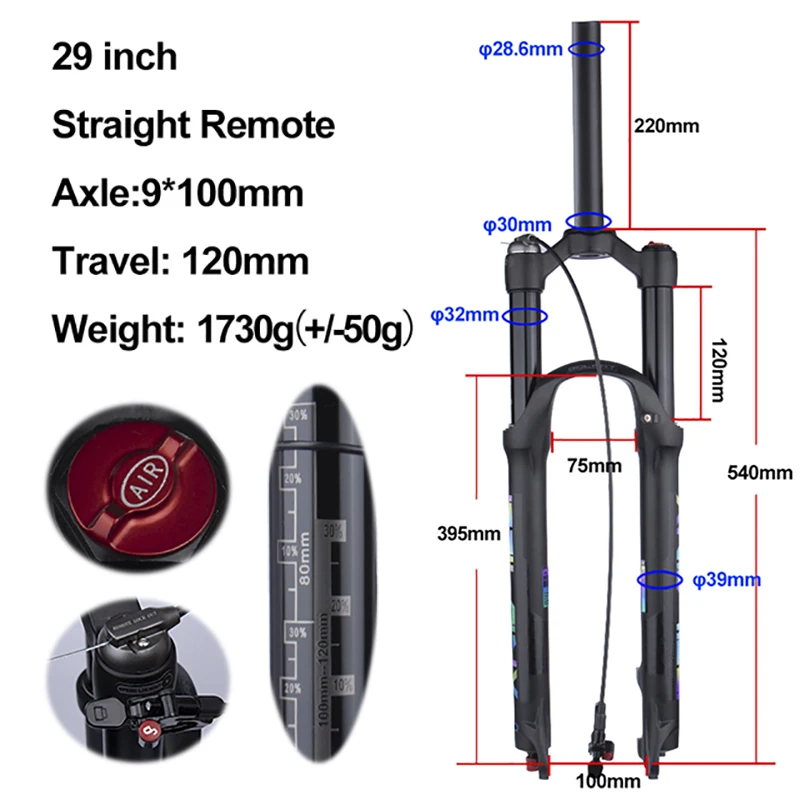 Bolany-マウンテンバイクフォーク,調整可能なフロント