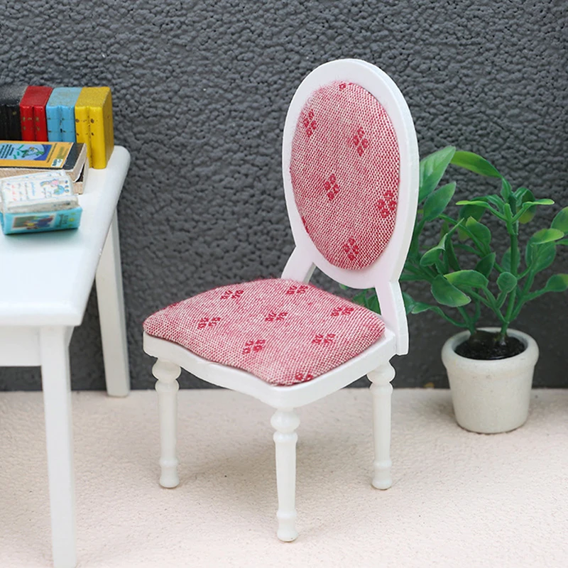 18 Styles 1/12 Simulation Small Sofa Stool Chair Furniture Model Toys For Doll House Decoration Dollhouse Miniature Accessories 4