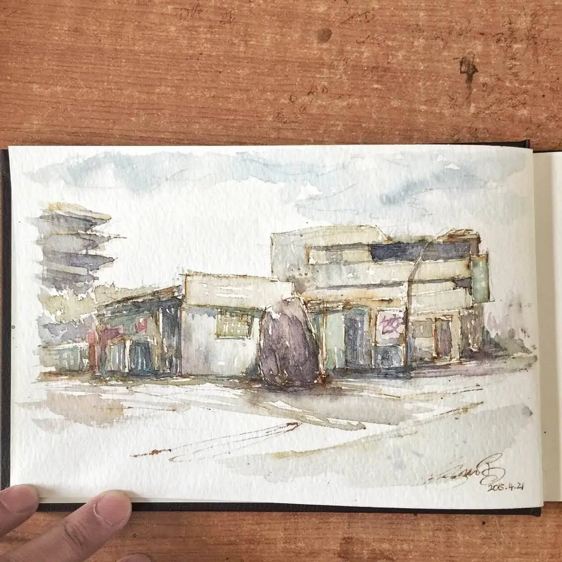 스트라스모어 소형 수채화 패드 ? 중간 질감, 300gsm, A4/A3 사이즈, 가로/세로 방향