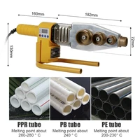 Thermal Machine Pipe Welding Machine 800W 220V Φ20-63mm Pipe Soldering Iron Machine Hot Melt Tool for PP/PPR/PB/PE Tube 2