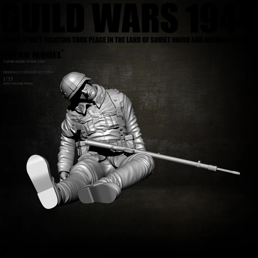 

YUFAN MODEL 1/35 Resin Soldier model kits figure colorless and self-assembled YFWW-2180