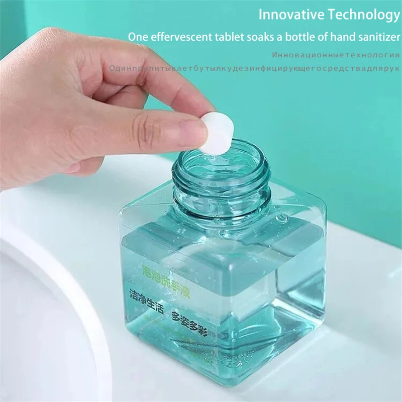 

Clean Hands Soaps Water Melting Effervescent Tablet Foam Hands Sanitizer Washing for Skin Cleaning Natural Moisturize Wholesale