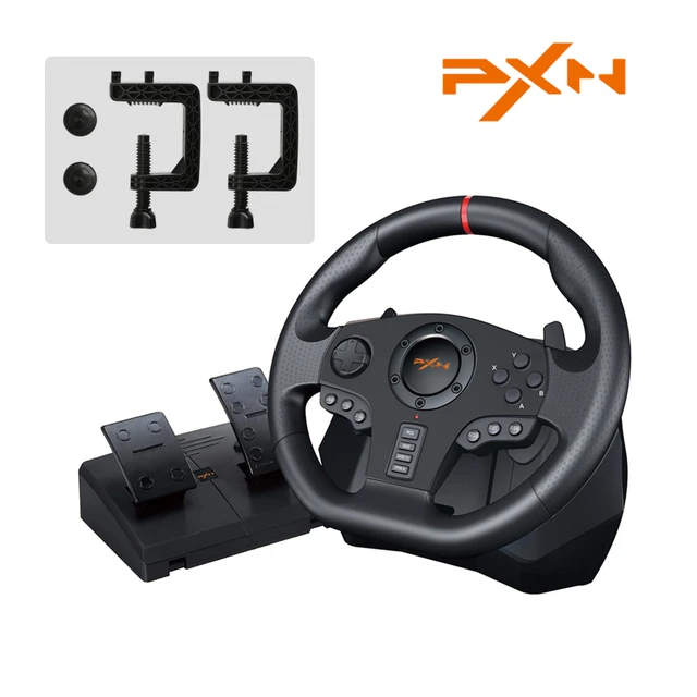 Jogos de corrida roda volante dirigindo sim carro simulador pedais para  interruptor/xbox 360/xbox um/pc/ps4/ps3/android - AliExpress