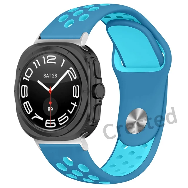 Breathable Silicone Sport Band for Smartwatch - 47mm Strap