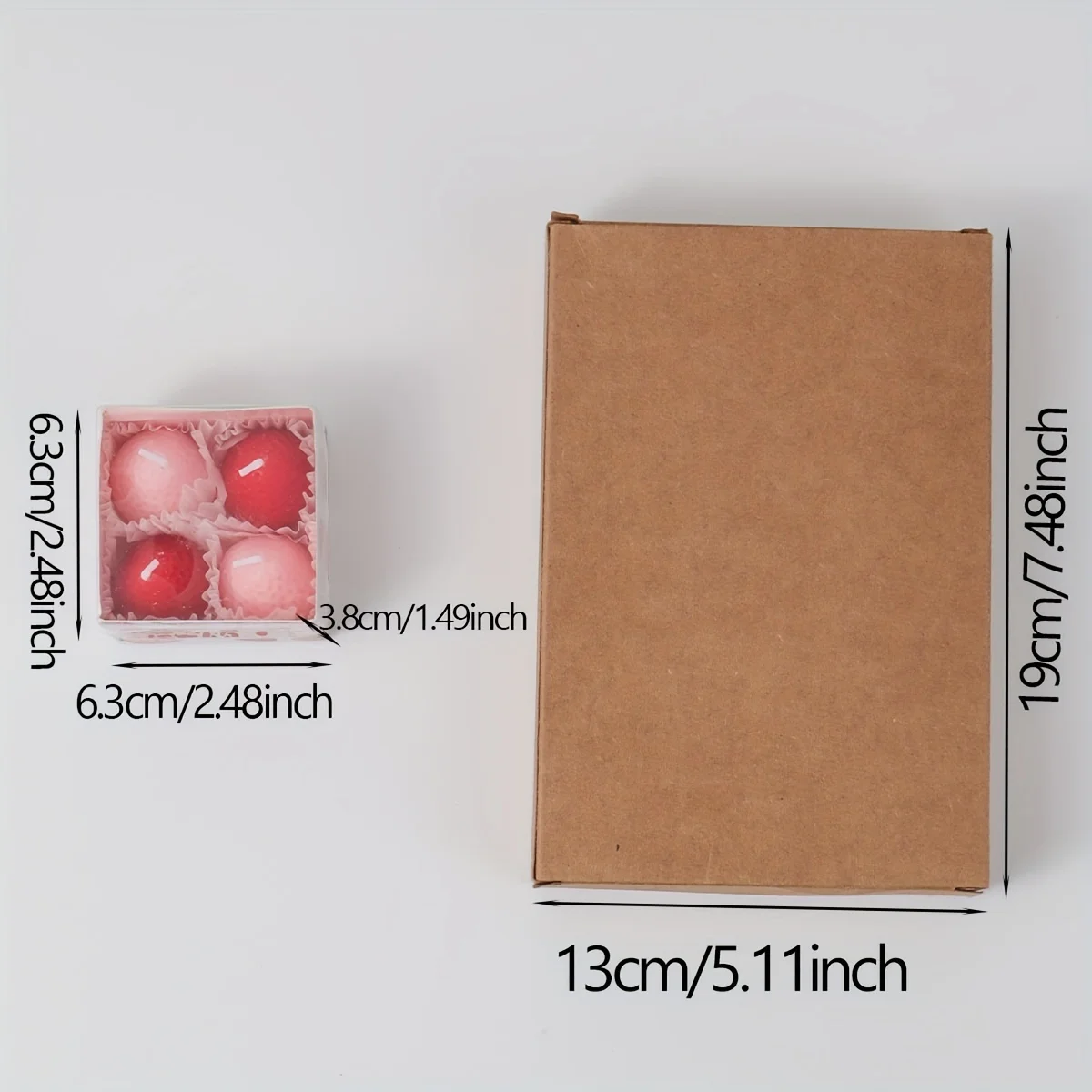 4pcs-Strawberry Candles Soy Wax Aromatherapy Candles Scented Candles Cake Party Home Decoration Creative Birthday Gift