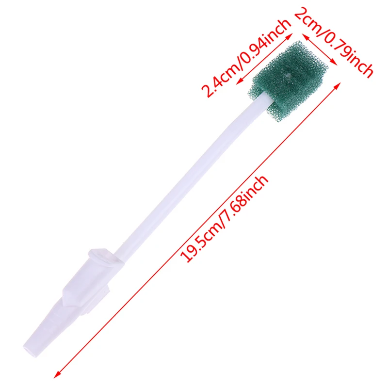 Einweg Medizinische Schwamm Zahnbürste ICU Saug Tupfer Mundpflege Einzigen Saugnapf Verwenden Zahnbürste System Oral Hygiene Grünen Kopf – Detail 8
