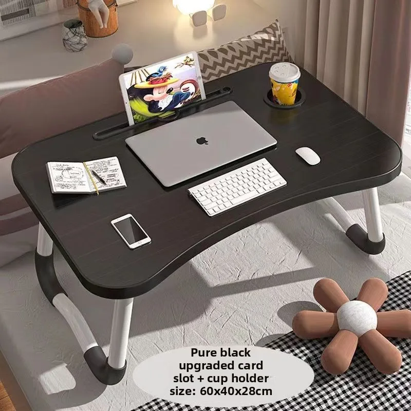Foldable Bed Desk for Small Spaces Student Computer Desk Simple Dining Table for Bedroom Dormitory Home Study Compact Table