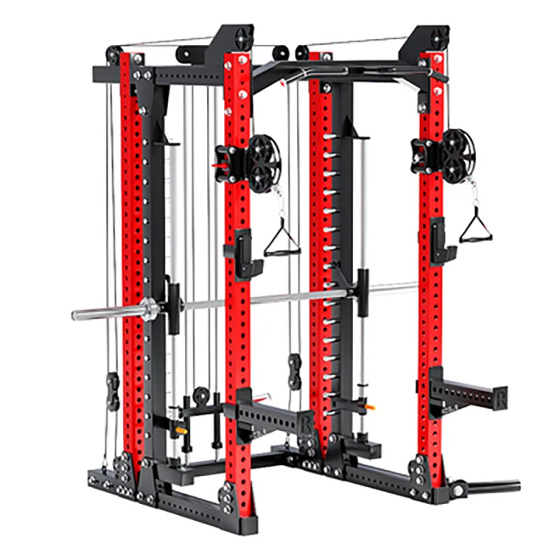 

Smith frame fitness multifunctional integrated gantry frame combination bird lying push deep squat frame
