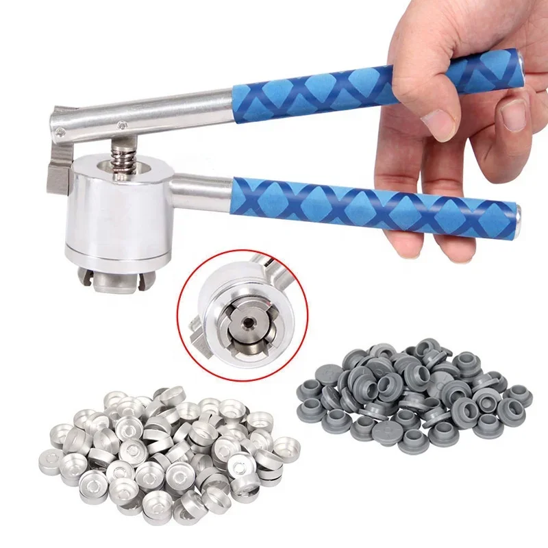 

Manual Perfume Bottle Crimper Spray Nozzle Cap Seal Crimping machine