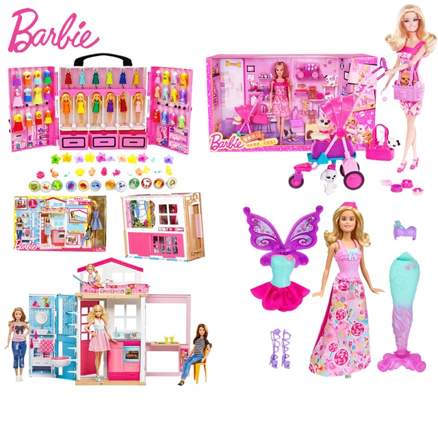 Barbie Cute Girl Dolls Toys Birthday Surprise Gift Diy Toys for Kids Fashion Dolls for Girls Doll Toy Beautiful Princess Hair 1