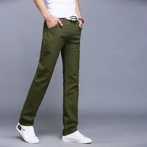 thumbnail image 1 of Pantalones rectos para hombre, pantalones cargo para hombre, holgados, casuales, estéticos, nuevos, de calle, sueltos, emo, Y2k, vintage, de diseñador, de alta calidad, baratos, 1 of 5
