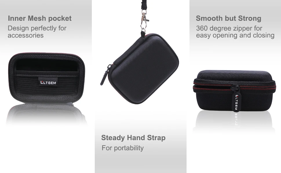 Headphone Amp Case for Fender Mustang Micro Protective Storage Bag with 2-Year Warranty(Case only!)