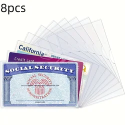 8 - Piece PVC Card Protective Covers (8pcs)