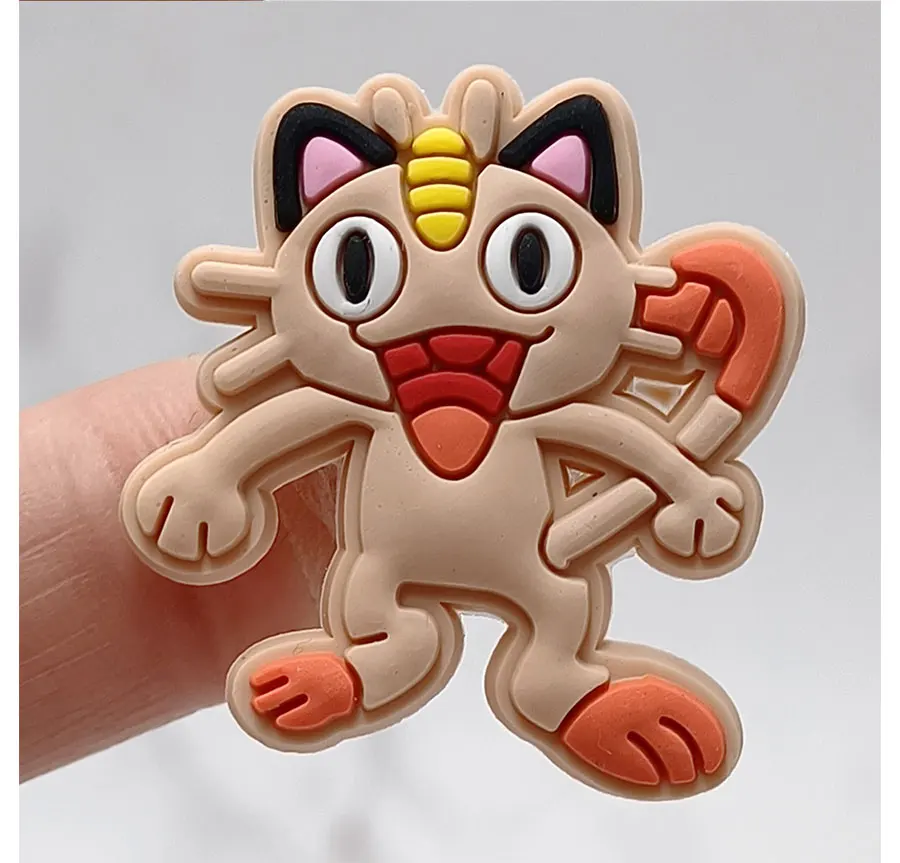 Dropshipping 1Pcs PVC Shoe Buckle Accessories Funny DIY Cartoon Animals Shoes Decoration Jibz For Croc Charms Kids Party Gift