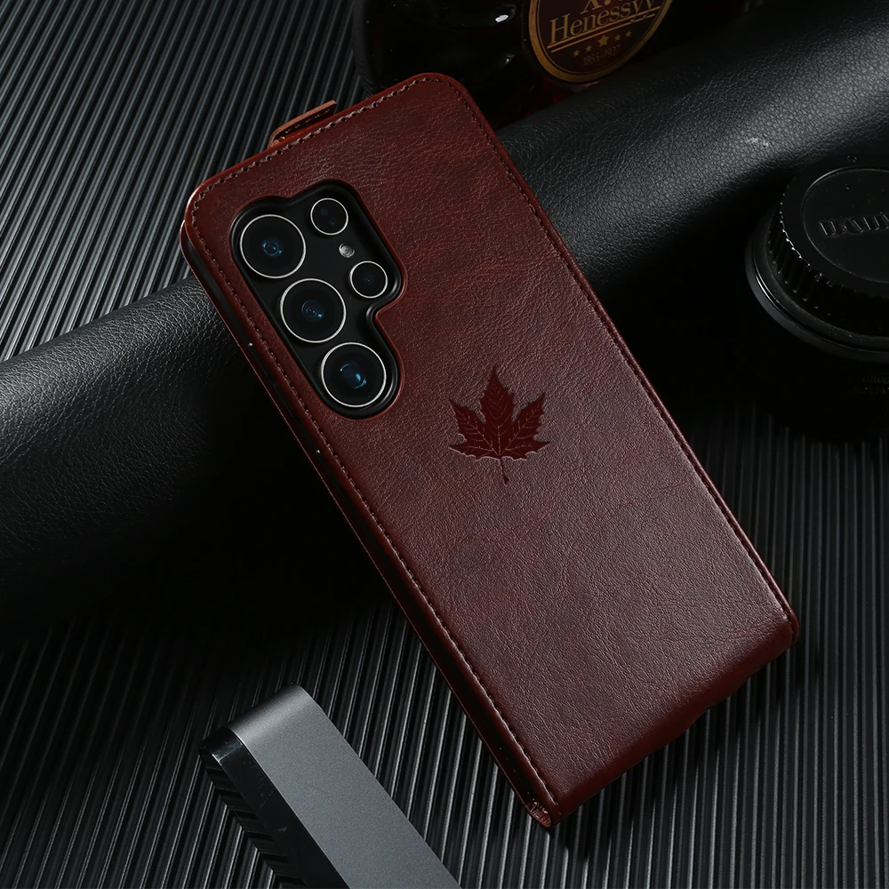 Premium Shockproof Leather Case with Front and Back Protection