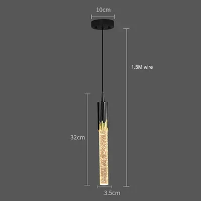 أضواء متدلية كريستال اسكندنافية ، مصباح سقف LED ،...
