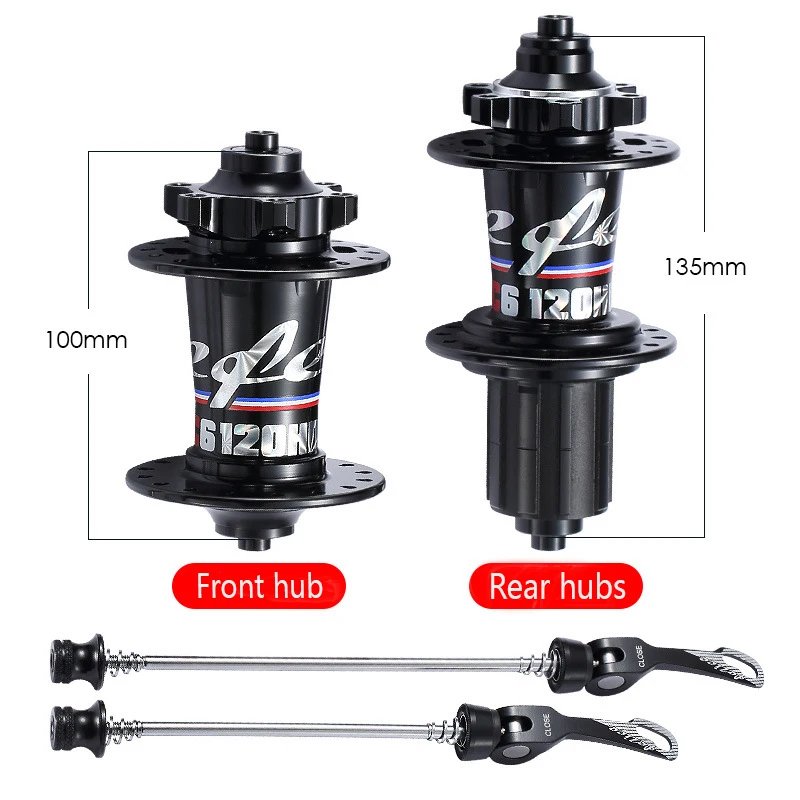 Mtb Quick Release Flower Drum Hub 120 Rattling 4 Pellet Sealed Bearings