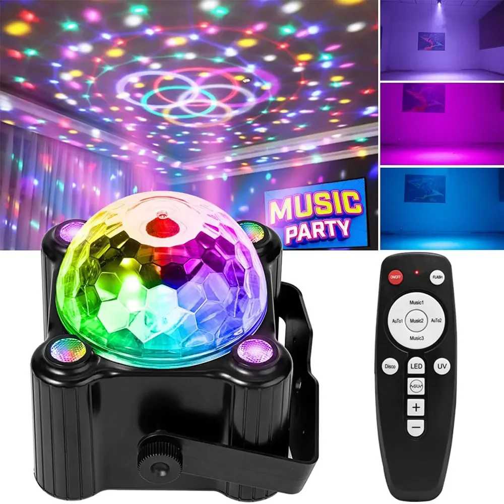 1pcs Colorful LED DJ Stage Lights Home KTV Ambient Beam Frequency