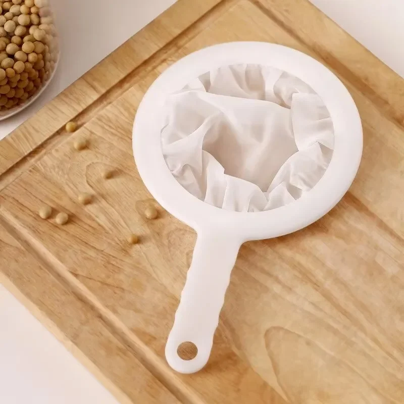 1pc 80/100/200/400Mesh Handheld Home Soymilk Milk Coffee Strainer Juice Extraction Reusable Strainer