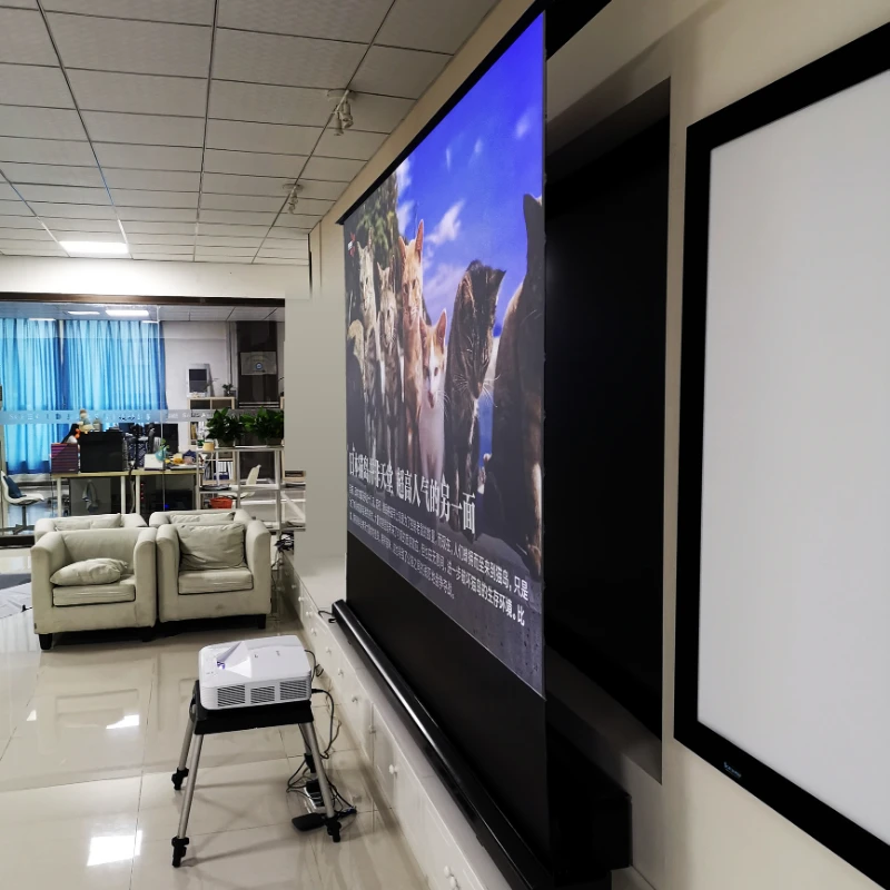 theater floor projection screen 