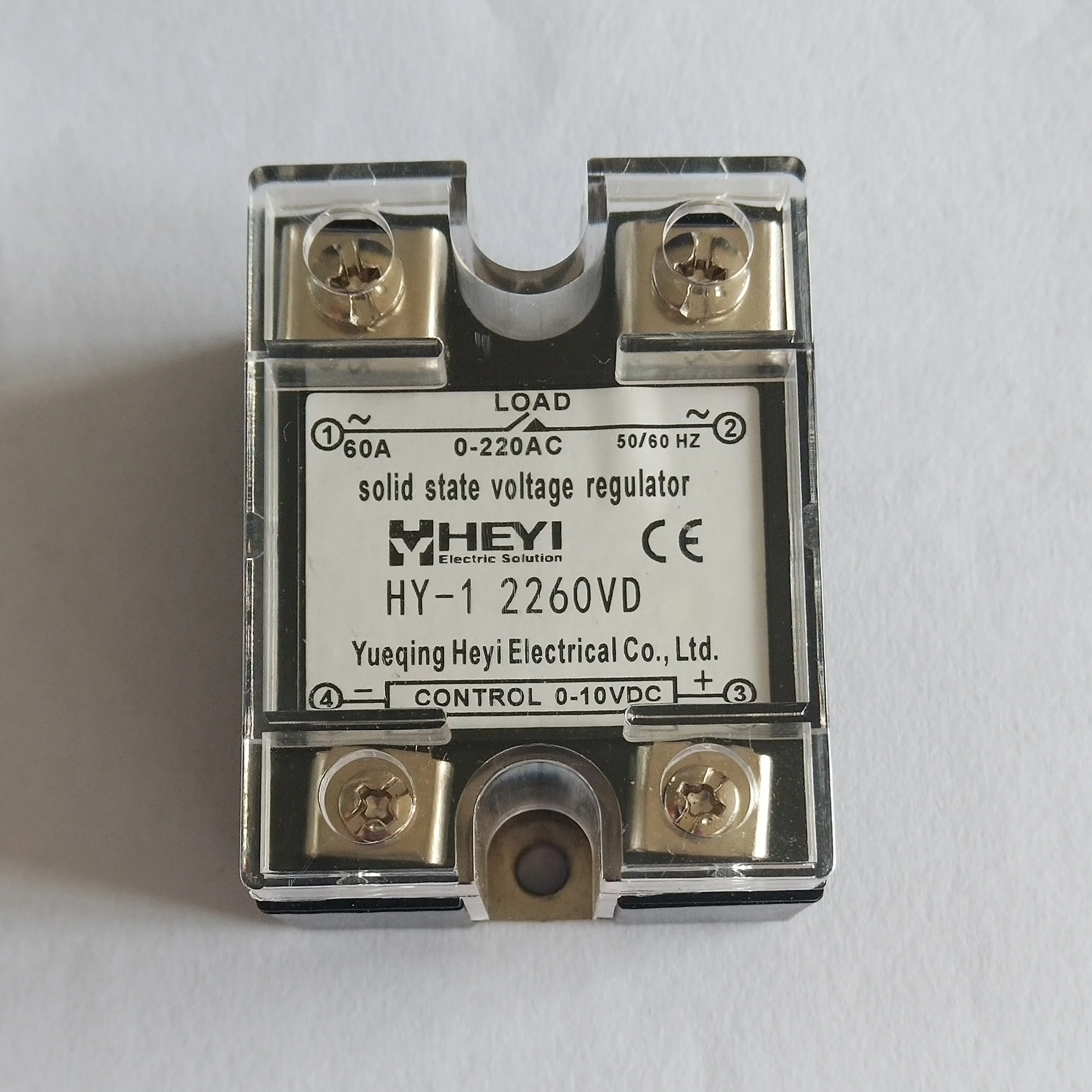 

（Spot goods）SSR-60VD,input 0-10VDC 220Vsingle phase ssr solid state relay voltage type regulator