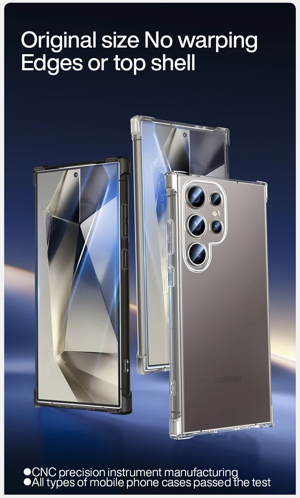 SmartDevil HD Anti-Reflexion Displayschutzfolie für Samsung S24 Ultra S24 Plus HD gehärtetes Glas vollständige Abdeckung staubdicht für S25 – Detail 10