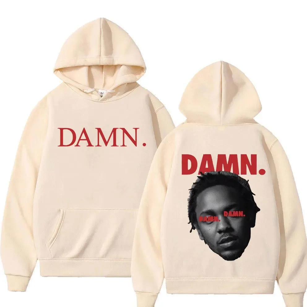 Rapper Kendrick Lamar Graphic Hoodies Music Album Poster Print Hip Hop Sweatshirts Men's Women Fashion Vintage Hoodie Streetwear
