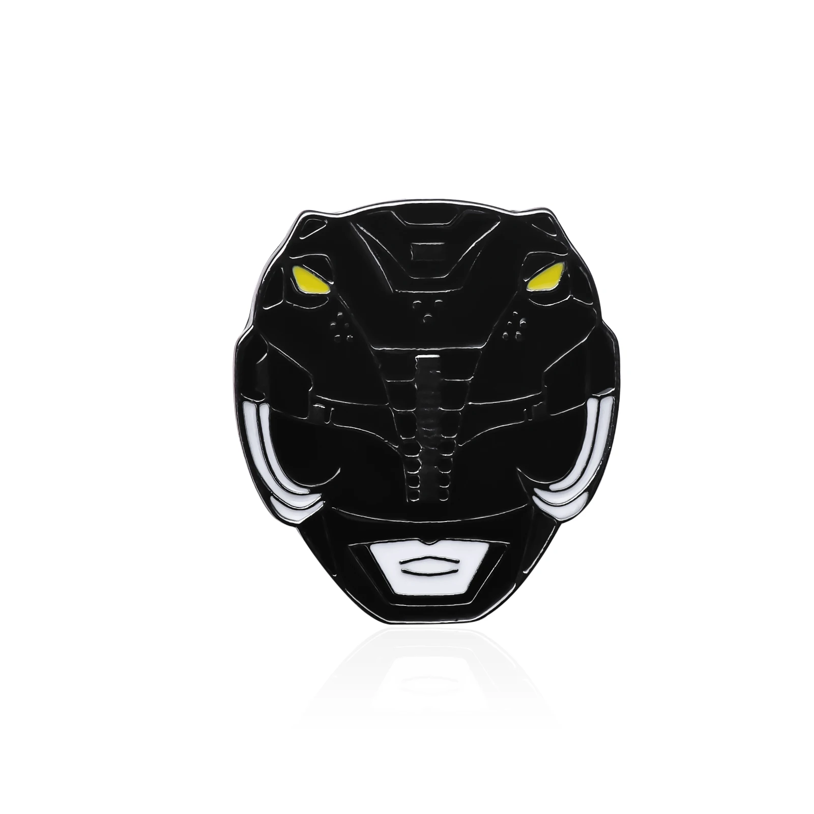 

Dinosaur Team Combat Helmet Pin Classic Cartoon Tv Series Enamel Brooch Lapel Backpack Badge for Film Fans