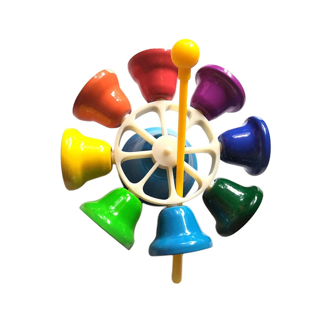 

Kids Percussion Bell 8 Note: Musical Hand Bell Children Preschool Bell Educational Development Musical Instrument Toys