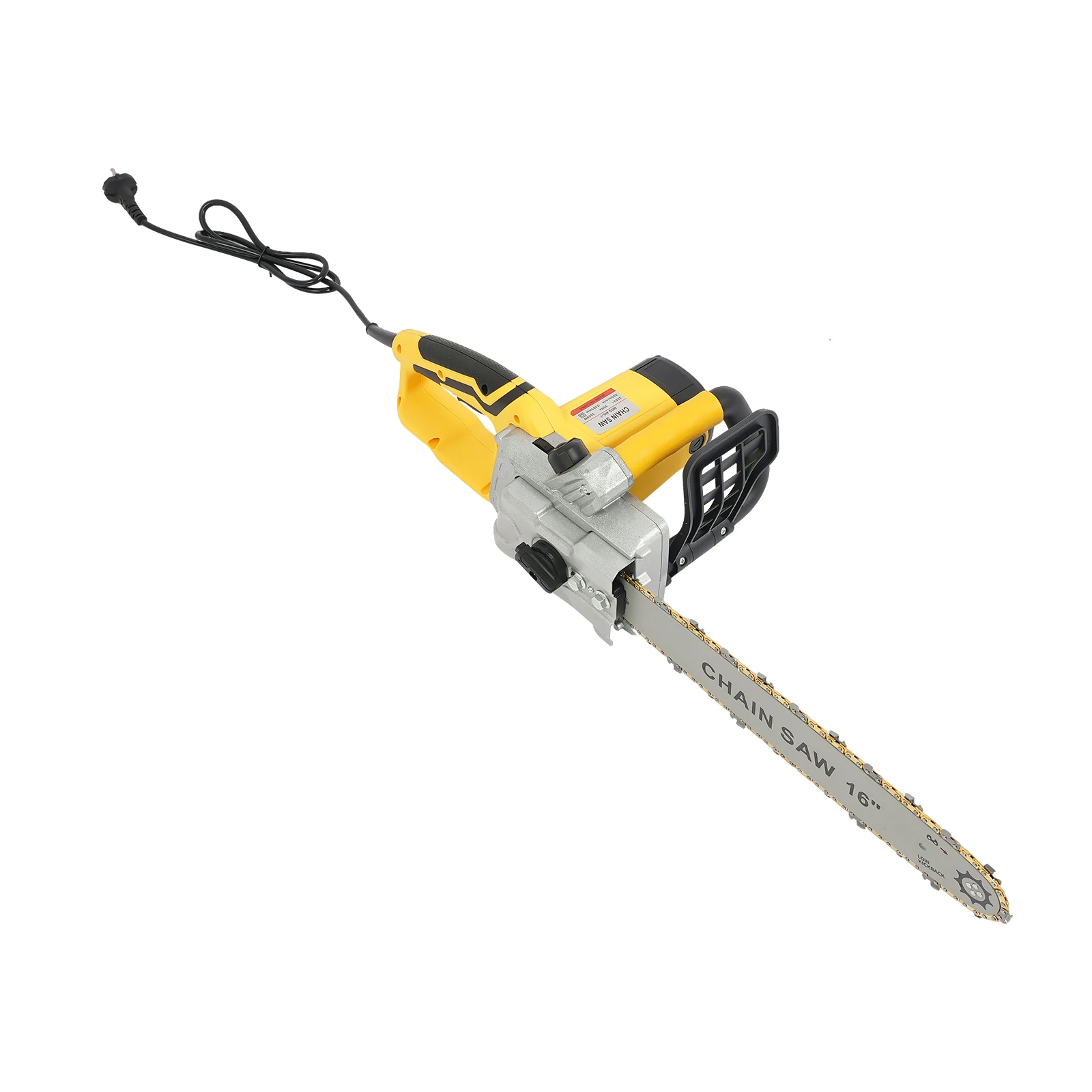 16-Zoll-220-V-Elektrokettensäge mit 2 kW 40 hohem Kupferdrahtmotor, leichte Handkettensäge zum Schneiden von Holz, Baumschneiden – Detail 12