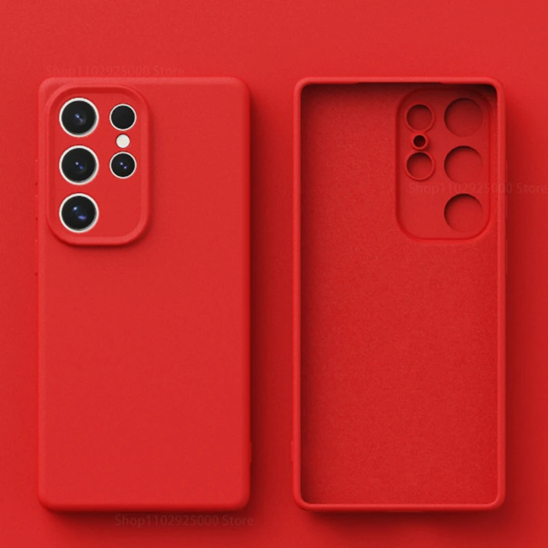 Luxury Liquid Silicone Shockproof Protective Case - Soft Back Cover