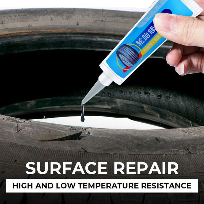tire repair nails 1/2Pcs Tire Repair Black Glue Liquid Strong Rubber Wear-resistant Non-corrosive Adhesive Instant Bond Leather