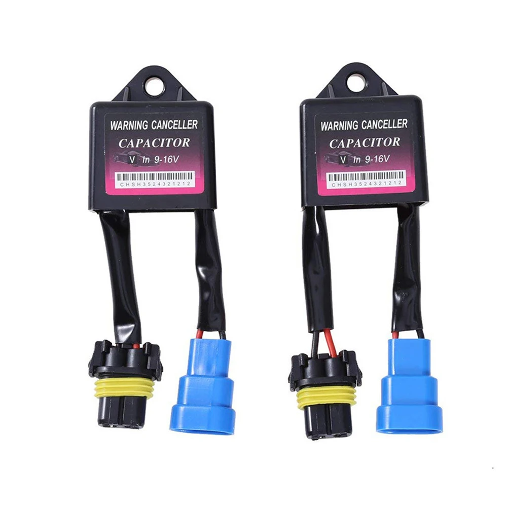 

1 Pair Xenon HID Kit Anti-flicker Error Warning Canceller H1 H3 H4 H7 H8 H9 H10 H11 H13 9005 9006 Capacitors Computer Decoder