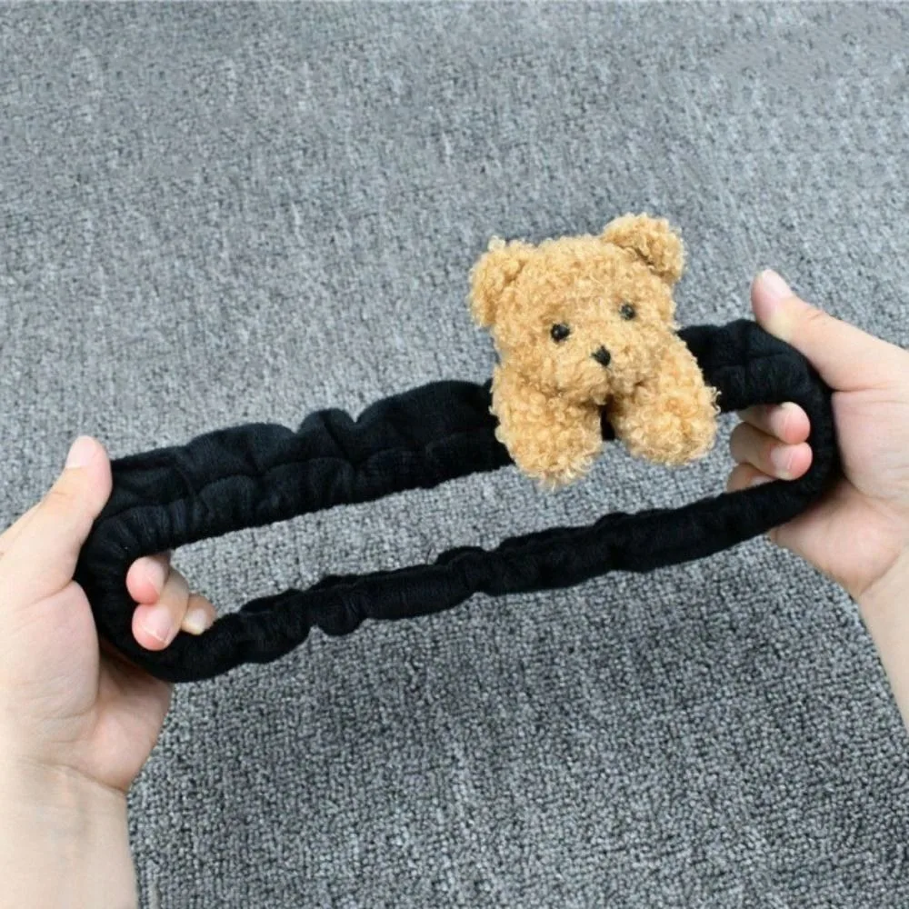 Cute Elastic Plush Cartoon Rear View Mirror Charming Car Rearview Mirror Cover