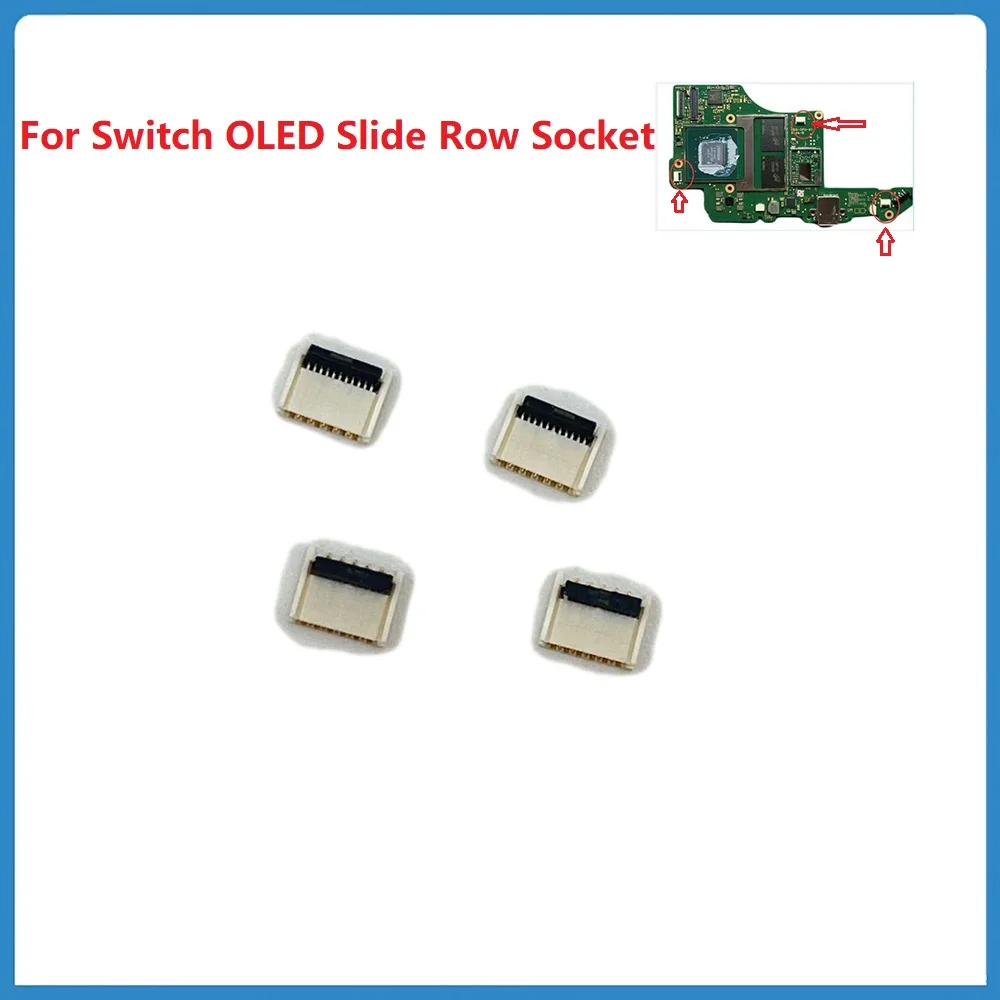 Slide Nucleosocket Ns Oled Pour Switch Motherboard, Port Pet, Original, Nouveau, 5Pcs
