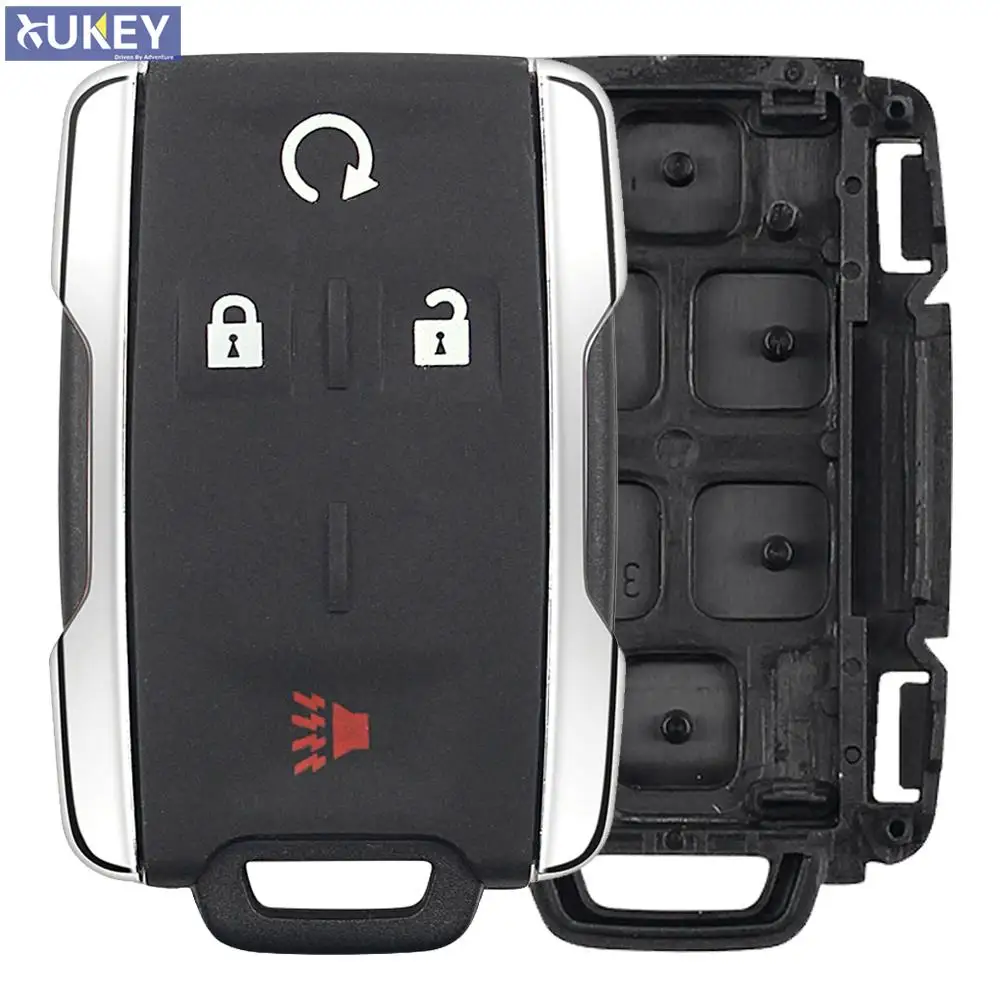 Funda de repuesto para mando a distancia de entrada sin llave, 4 botones, para GMC, Sierra, Canyon, Chevrolet, Silverado, 1500, 2500, Colorado, 3500