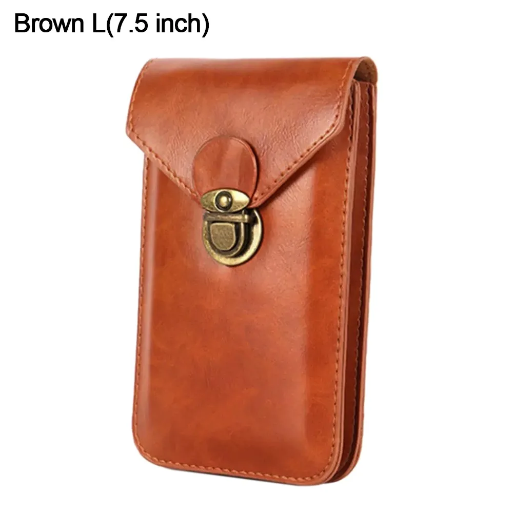 Universal Waterproof Fashion Leather Waist Pouch
