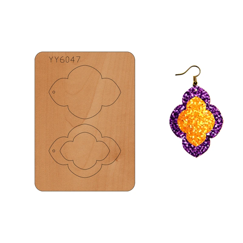 

Earring mold knife model YY6047 is suitable for all cutting machines on the market die cuts
