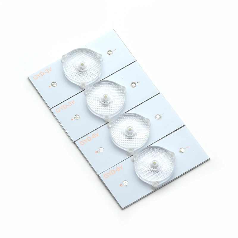 LED Lamp Beads 10/50/100PCS 3V SMD with Optical Lens Fliter for 32-65 inch LED TV Repair