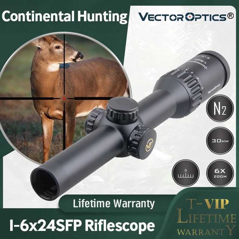 Vector Optics Continental 16x24 Tactical Lpvo Riflescope German Optics System High Light
