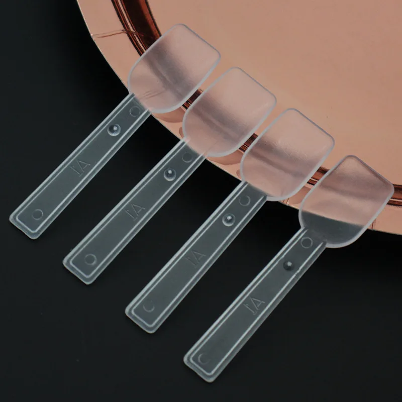 

50Pcs Frosted Flat Spoon Cake Spoon Pudding Ice Cream Takeaway Small Spoon Cheese Dessert Spoon Wholesale