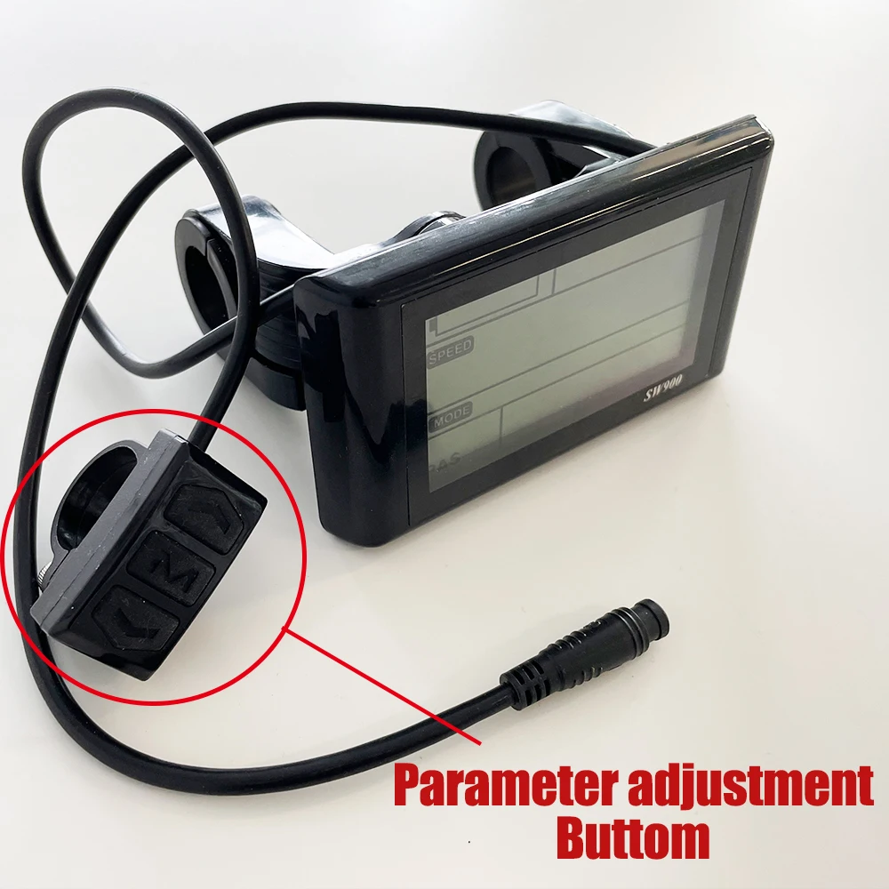 Elektrische Fiets LCD Meter 5 Pin 24V 36V 48V 60V Universele E Scooter M5 LCD Panel Scherm voor 31.8 22.2mm Elektrische Fietsen Fiets Kilometerteller