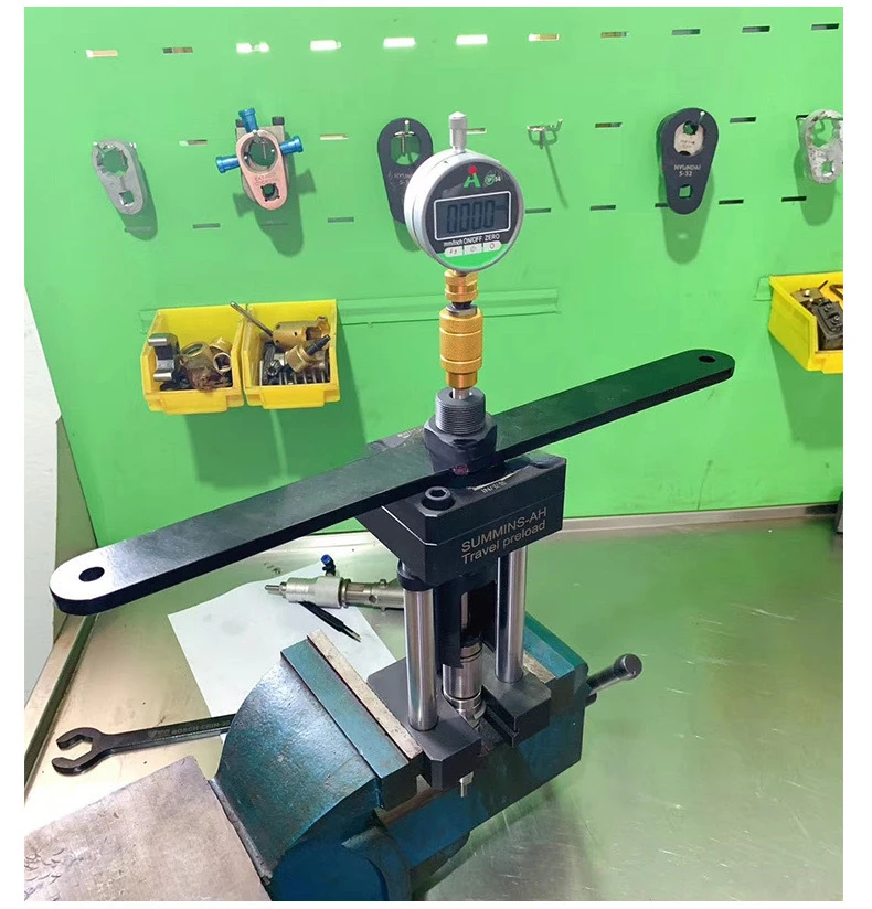 

Diesel Common Rail Injector Solenoid Valve Pull Out Tool Ultra High Pressure Injector AH Travel Measuring Seat for Cummins