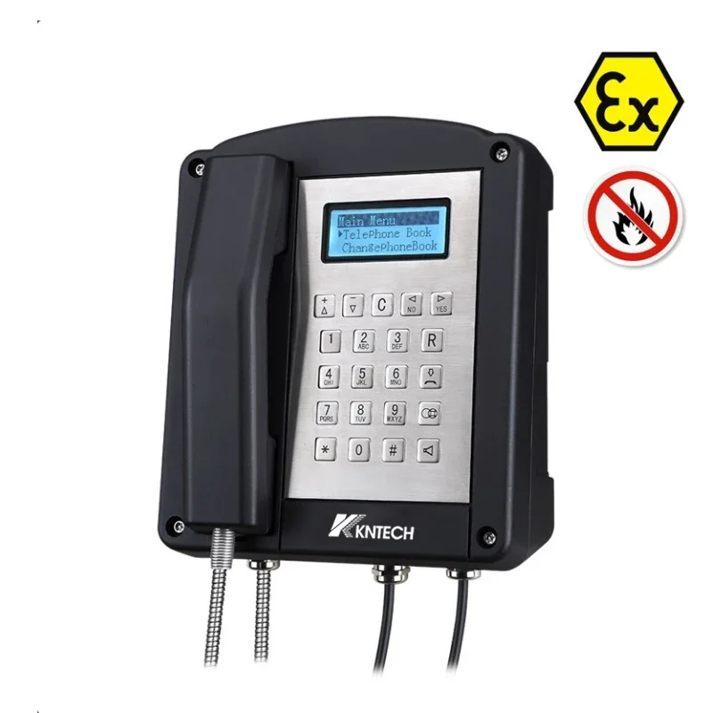 

IECEx analog Explosion proof telephone Emergency Roadside Explosion Proof telephone KNEX1 Industrial explosion-proof telephone