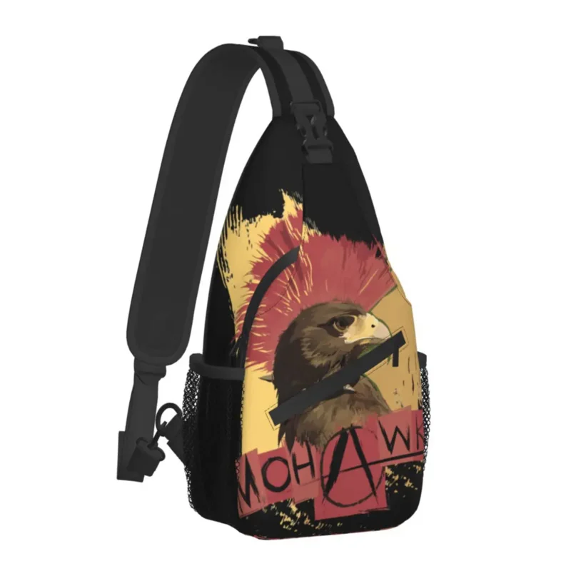 fashion leisure women men backpacks women s pu leather backpacks female school shoulder bags for teenage girls travel back pack Falconry Austringer Crossbody Sports Mohawk Chest Bag Unisex Women Man Fashion Shoulder Backpacks Travel