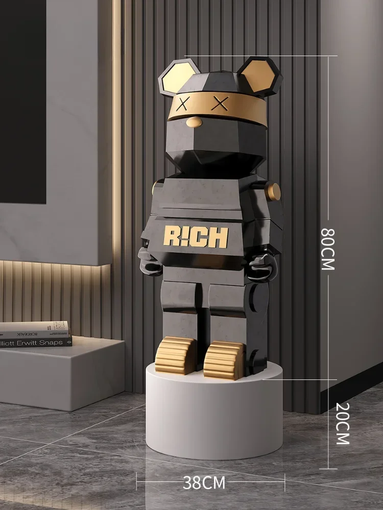 Living Room Large Floor Home Bedroom Game Room Decoration Doll Hand-made TV Cabinet Ornaments 5