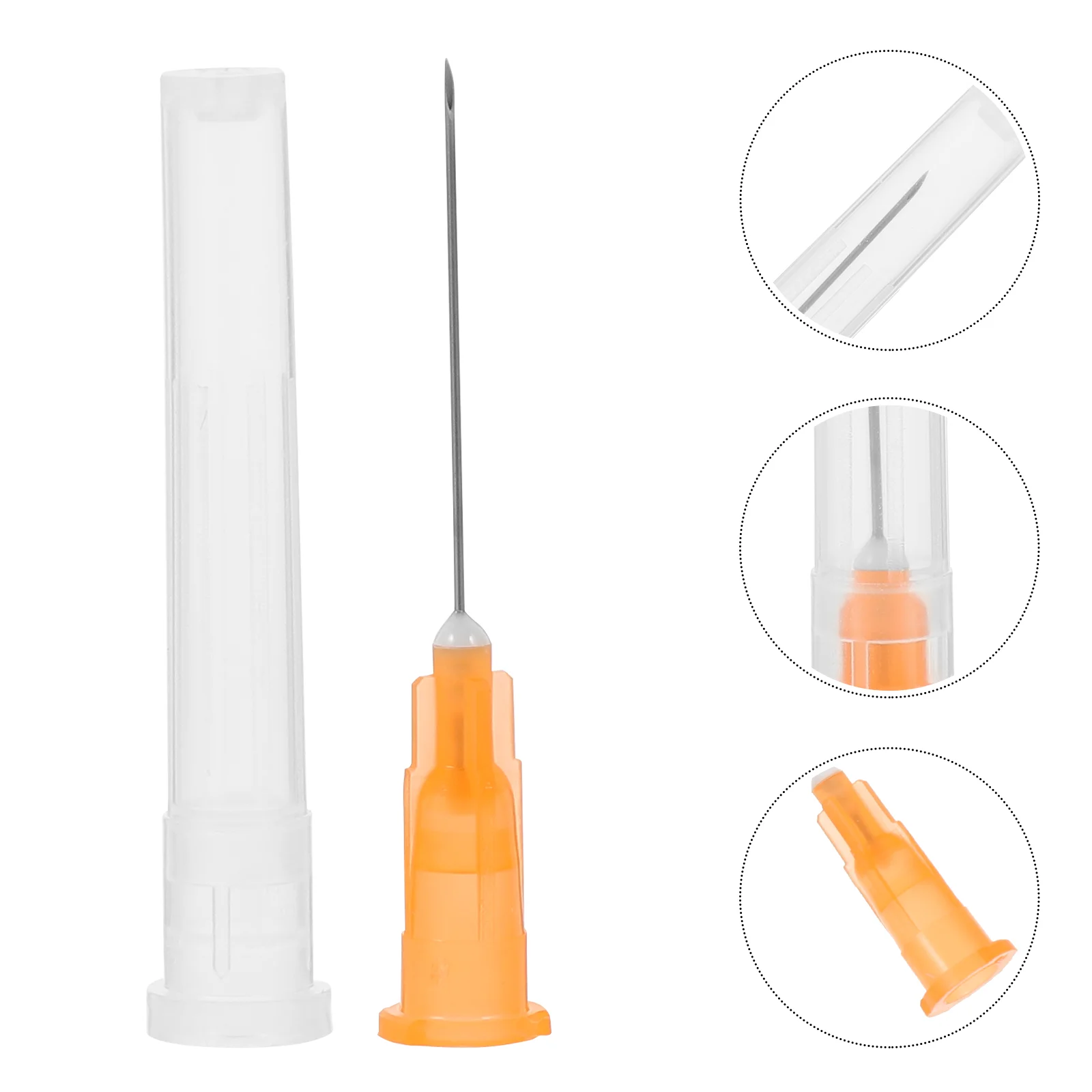100 Pcs Lab Kit Syringe Needle for Injection Tip Dispensing Toolkit Abs 25 Gauge Needles Inch Laboratory