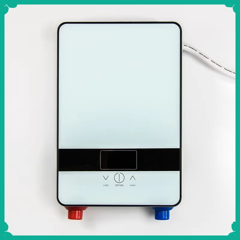 6500W Electric Instant Water Heater Household Bathroom Heating Instant Constant Temperature Heater Kitchen Hot Water 1