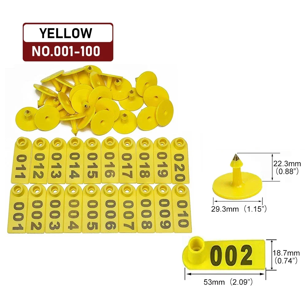 Yellow Ear Tags