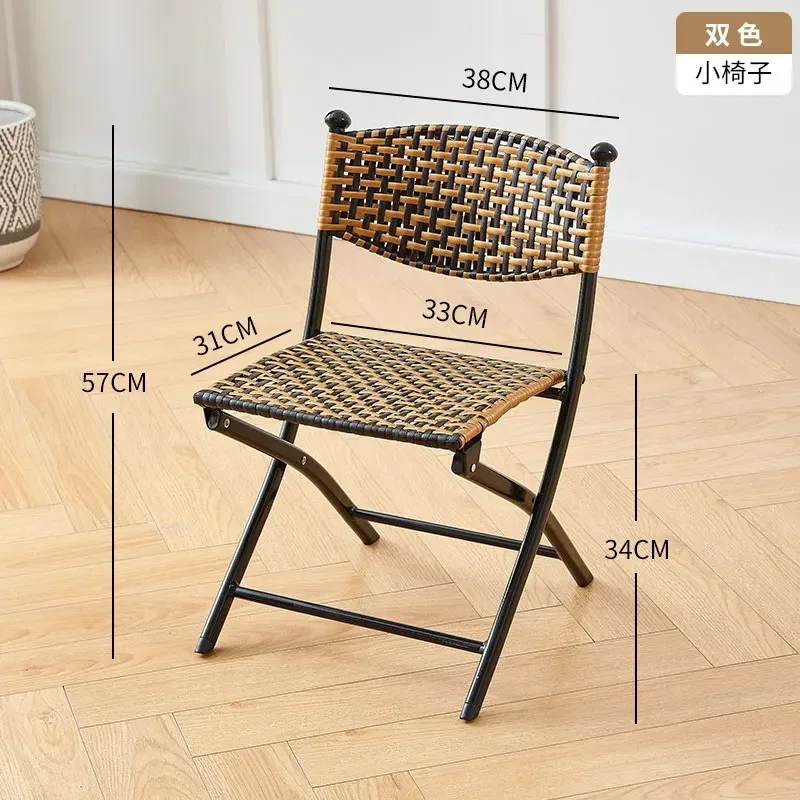 Office Balcony Folding Garden Chair Rattan Patio Outdoor Camping Chairs Ultralight Sedie Da Giardino Patio Furniture WK50GC portable camping chair